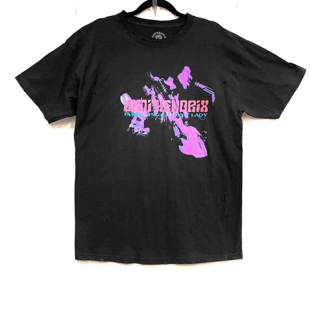 Jimi Hendrix Purple Haze Foxy  L tee